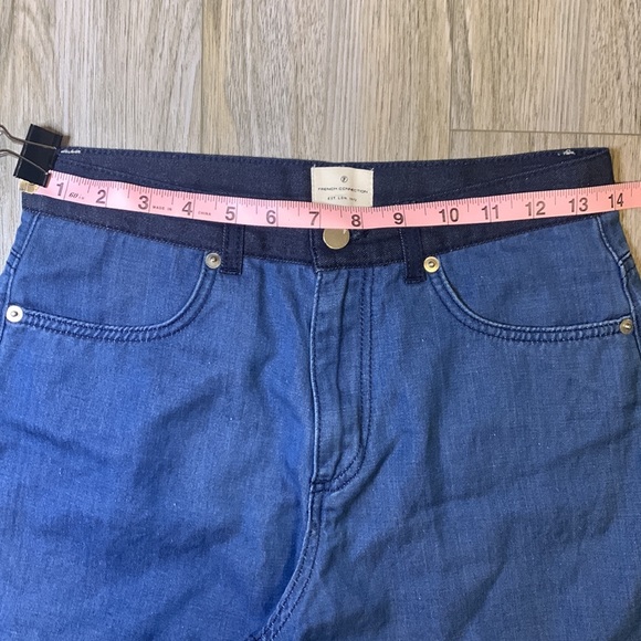 French Connection Denim Crop Pants - Size 4 - Picture 3 of 6